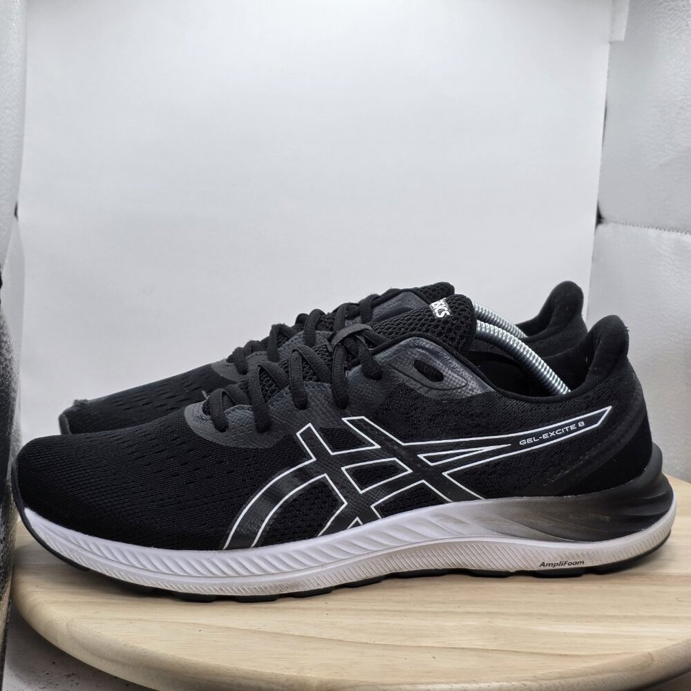 Mens Size 11.5 - ASICS‎ GEL-Excite 8 Shoes Black Running Walking Gym Sneakers
